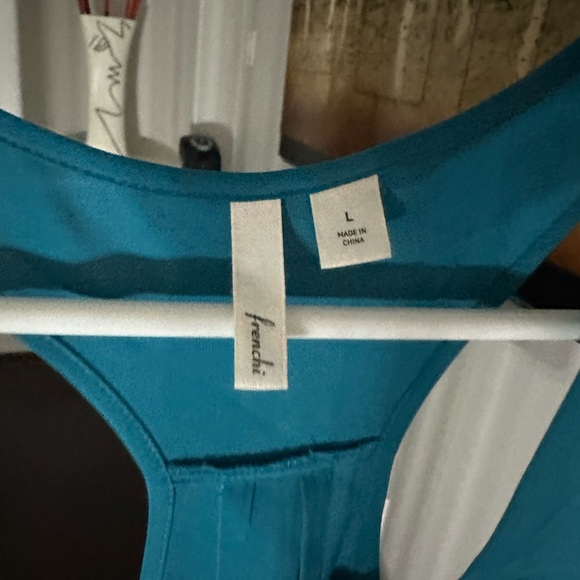Frenchi Teal Racerback Top - Picture 3 of 3